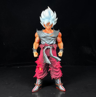 Goku Perfected Ultra Instinct Form Dragon Ball Z Anime Figure PVC 11'' [No Box]