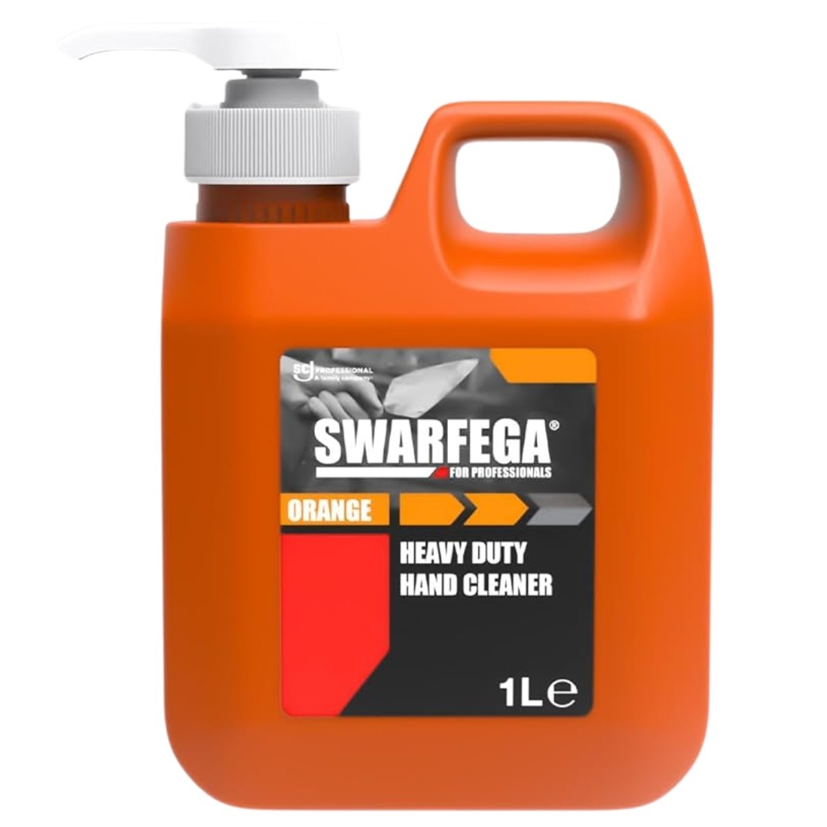 3x Swarfega Orange Hand Cleaner 1L Cartridge with Pump Heavy Duty Solvent-Free