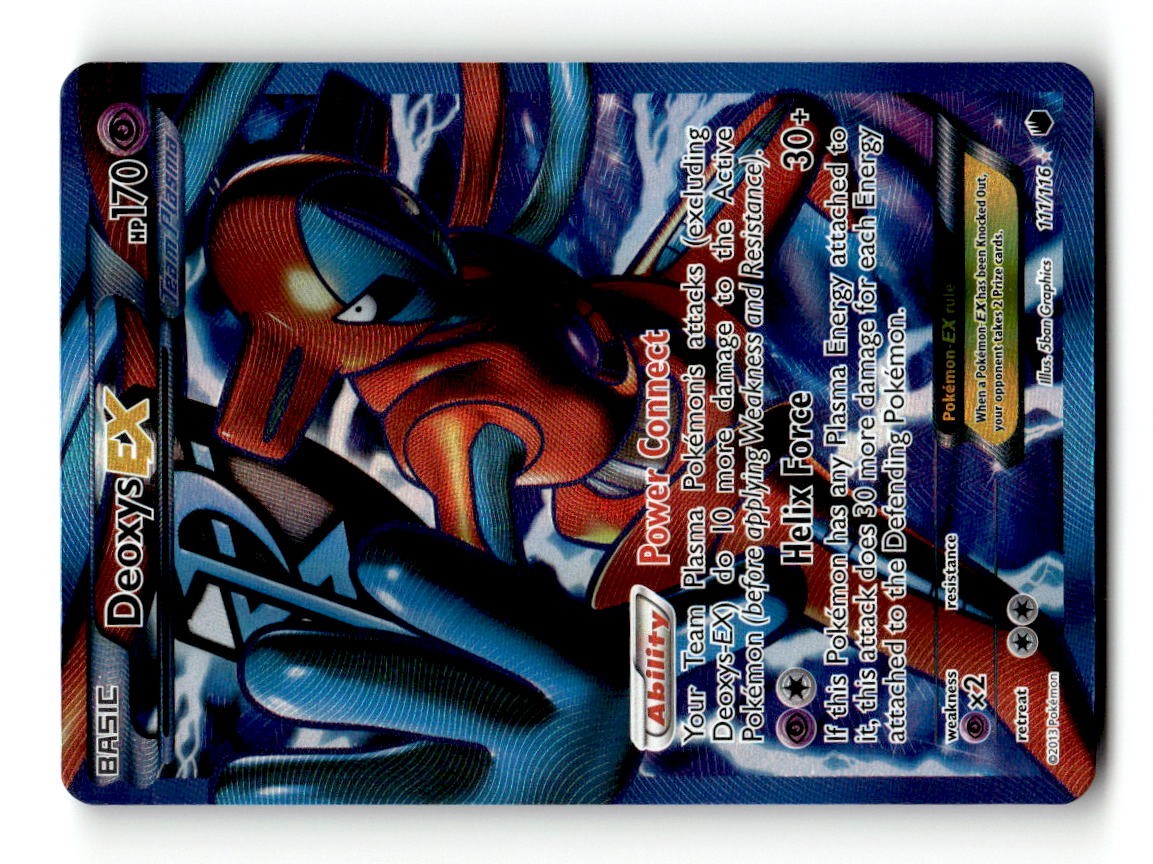 Deoxys EX (Team Plasma) (Full Art)111/116PokemonHolofoilUltra RarePlasma Free...