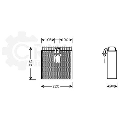 Verdampfer Klimaanlage Fiat Lancia Palio Barchetta 176C 176 1.7 TD 60 1.2