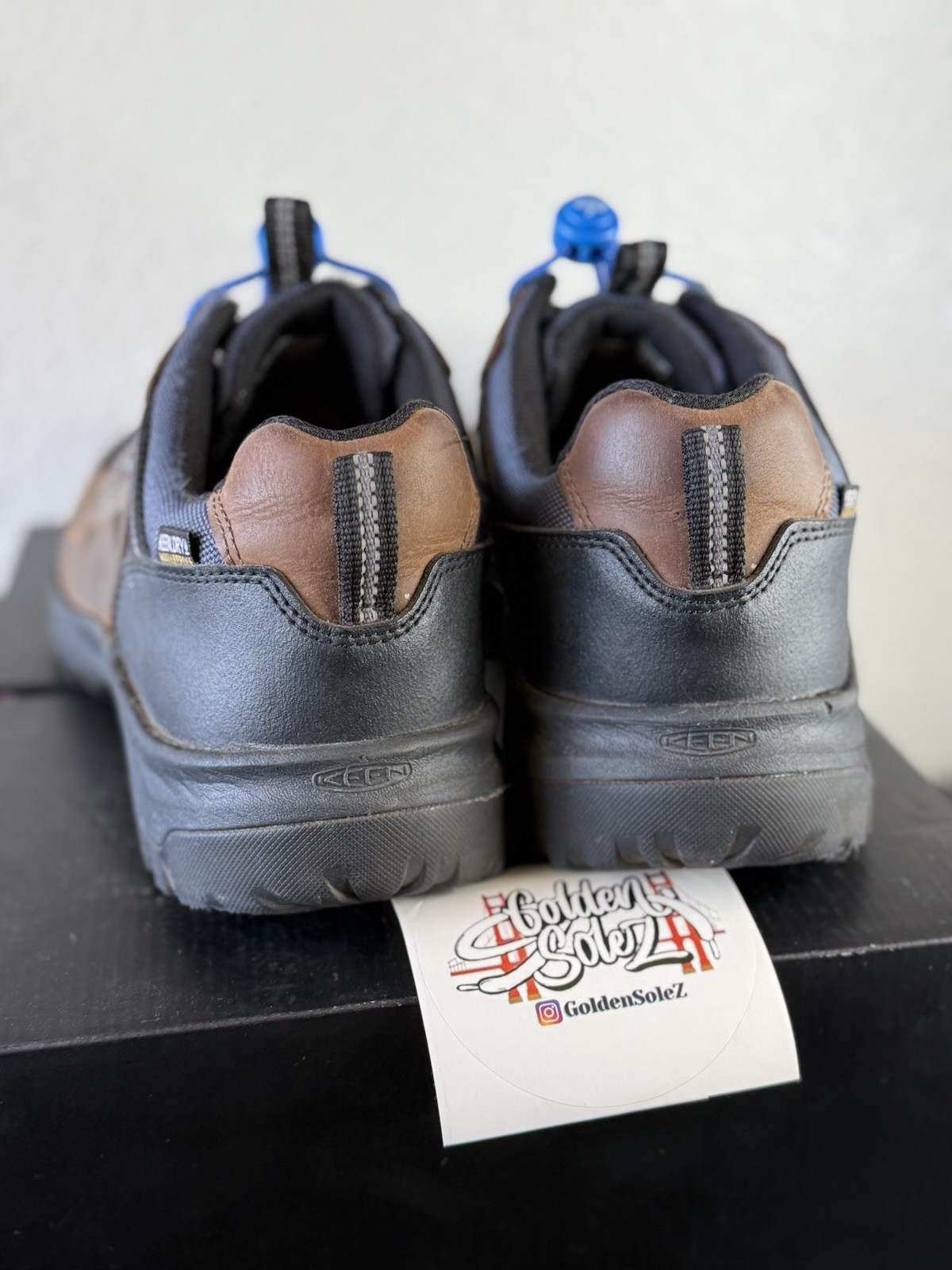 Scarpe da trekking Keen Basin Ridge 1023737 da uomo in grani di caffè blu da notte taglia 11