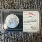 2001 American Silver Eagle US Mint Coin  Littleton Case Uncirculated
