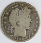 1896 Barber Half Dollar