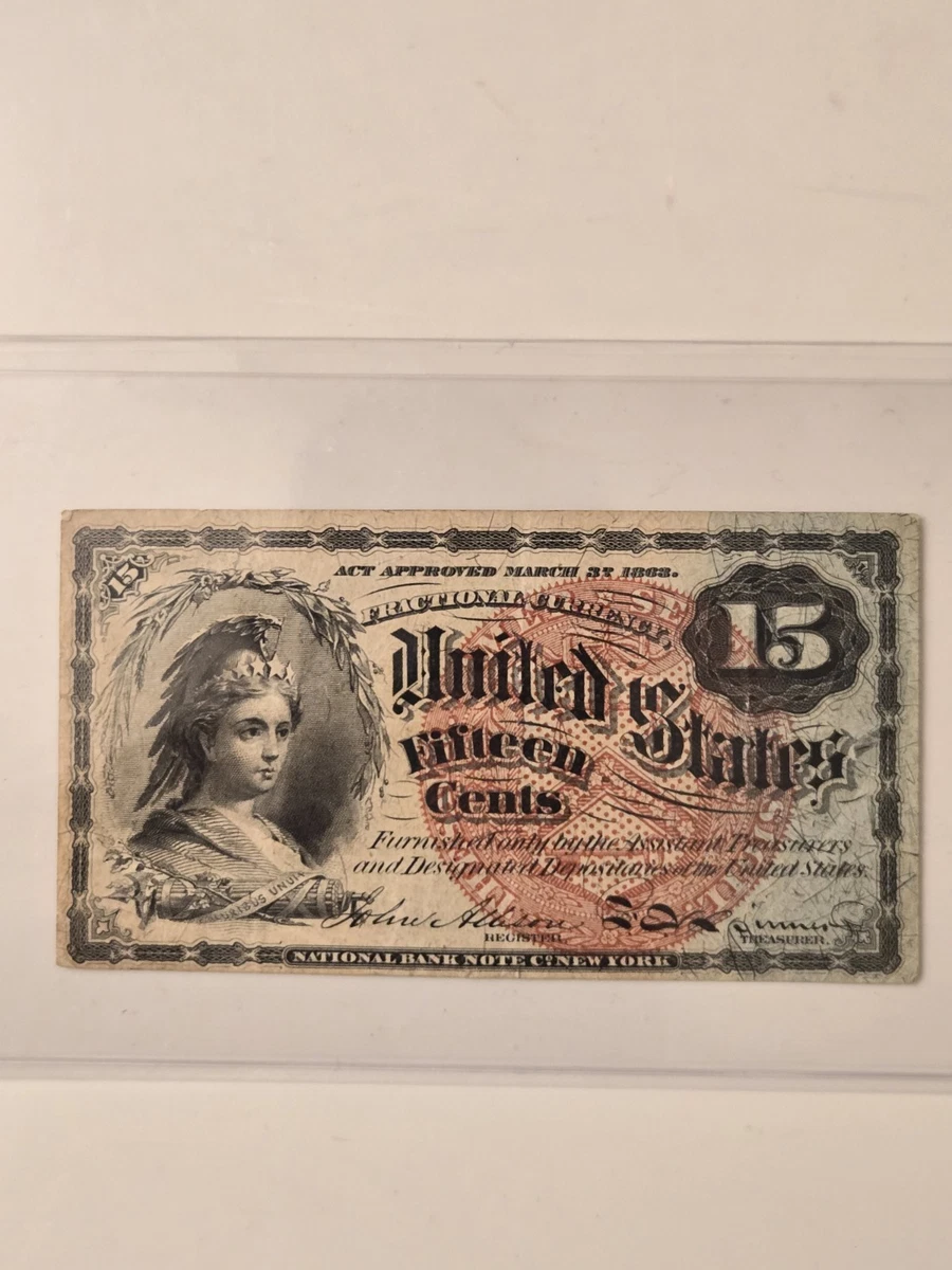  15 Cents 15c Denomination US Paper Money for sale | eBay