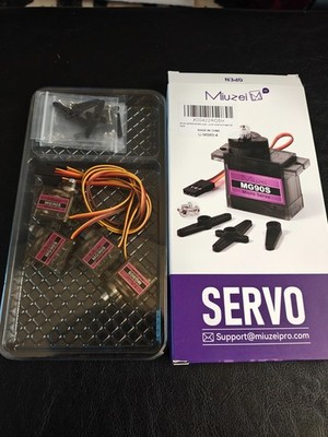 Miuzei MG90S 9G Metal Gear Micro Servo Motor Kit for RC Car Robot Arduino (4)