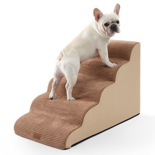 Extra Wide Dog Stairs 19.7" Width, Pet Step for Small/Medium/Large Dog, Puppy...