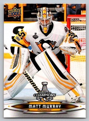 Matt Murray 2017 Upper Deck Stanley Cup Champions Pittsburgh Penguins