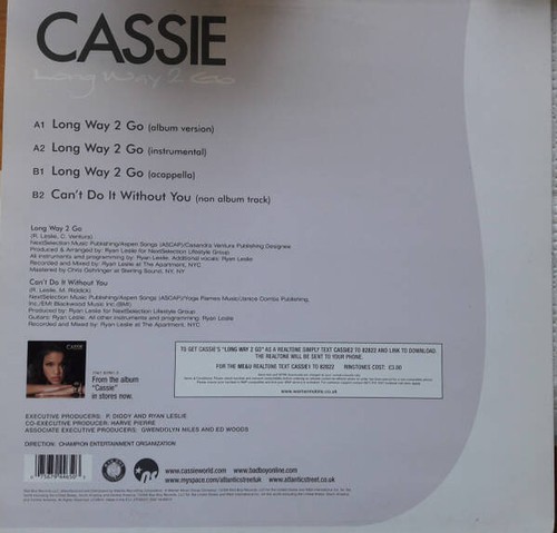 Cassie - Long Way 2 Go (VINYL) - Picture 2 of 4