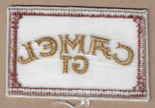 Camel GT 4 3/4" Wide by 3" Tall Sew On Embroidered Patch - Picture 2 of 2