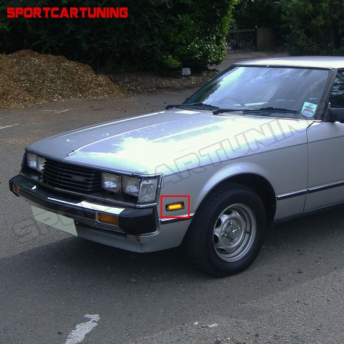 Smoked LED Front Side Marker Lights For Toyota Celica Tercel Corona Land Cruiser - Picture 8 of 9