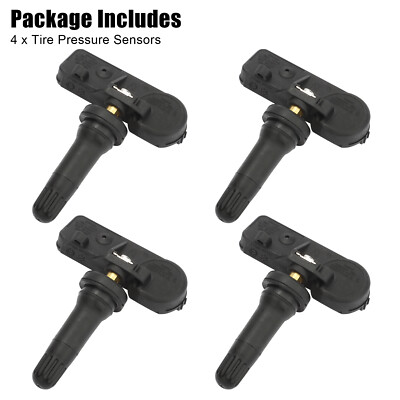 4PCS TPMS Tire Pressure Monitoring Sensors for Chevy GMC 13586335/13598771