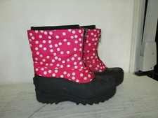 Girls Itasca Size 4 Insulated Winter Snow Boots, GUC