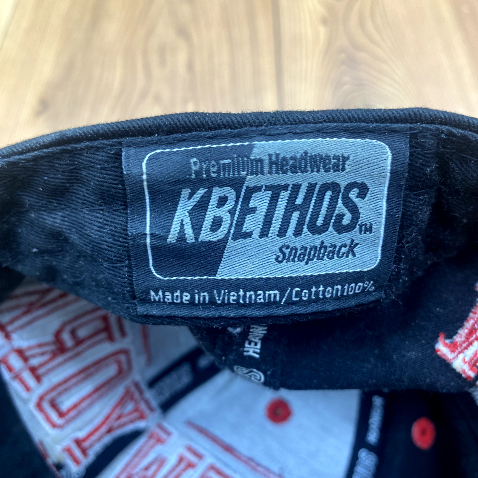 Kbethos Red New York NY Embroidered Logo Flat Bill Snapback Hat Adult OSFA