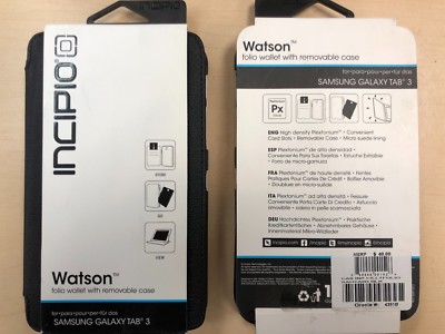 Incipio Samsung Galaxy Tab 3 Watson Folio Wallet w/ Removable Case 8 inch
