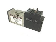 SMC NVK3120 Solenoid Valve, 2-Position 5-Way, Voltage: 24VDC, Pressure: 0.7MPa