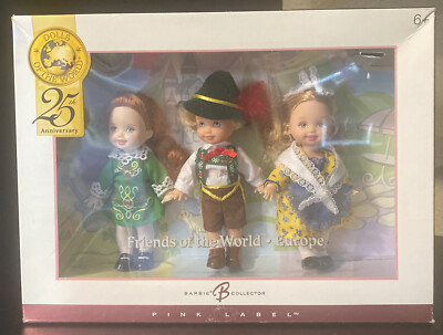 Friends of the World Europe Barbie Collection 2004 New in Box Pink Label 