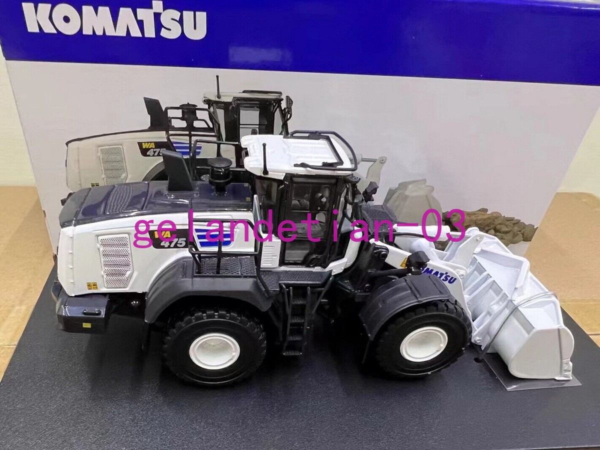 ウエルカムドール Komatsu WA475-10 Wheel Loader White Muddy Edition 1/50