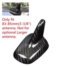 Gloss Real Dry Carbon Fiber Roof Shark Fin Antenna Cover Fits Jetta Tiguan