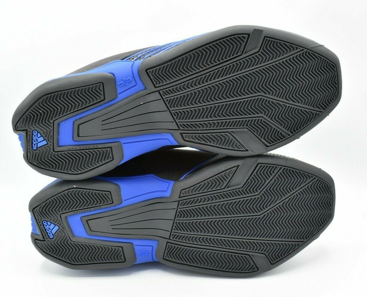 NWB Adidas Men Size 8 TMAC 2 Restomod Royal Blue Black Basketball Sneaker FX4992 Adidas T-Mac 2.0 Restomod Evo Black Royal Blue Tracy McGrady  main image 3