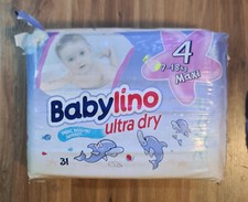 Vintage 2007 Greece Diapers BABYLINO ultra dry 31 nappies 7-18 kgs NEW
