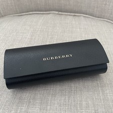 BURBERRY BLACK HARD SHELL EYE GLASSES CASE