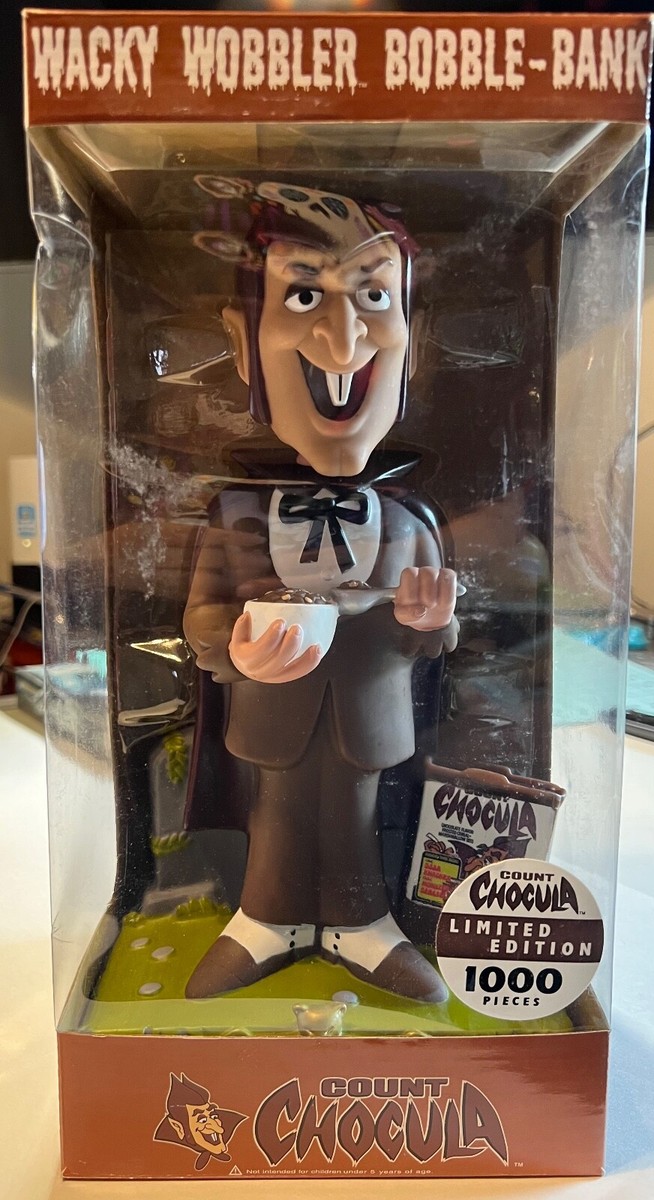 Limited Edition COUNT CHOCULA Wacky Wobbler 12 inch Bobble Bank by 