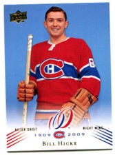 2008-09 UD Montreal Canadiens Centennial Bill Hicke Card #106