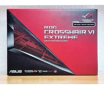 ASUS ROG Crosshair VI Extreme AMD X370 Sockel AM4 E-ATX Mainboard (90MB0UD0-M0E)