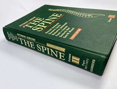 The Spine Fourth Edition Rothman Simeone Volume 2 HC Saunders