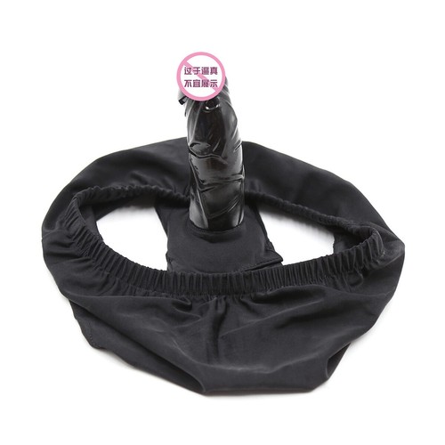 PU Leather Chastity Belt Panties with Plugs Underwear Binding - Picture 10 of 27