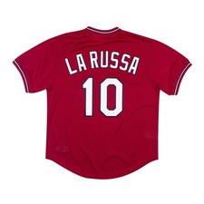 St Louis Cardinals Tony La Russa Mitchell & Ness 1996 Authentic Mesh BP Jersey