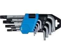 Bgs WinkelschlüSsel-Satz | Kurz | T-Profil (FüR Torx) Mit Bohrung T10 - T50 | 9-
