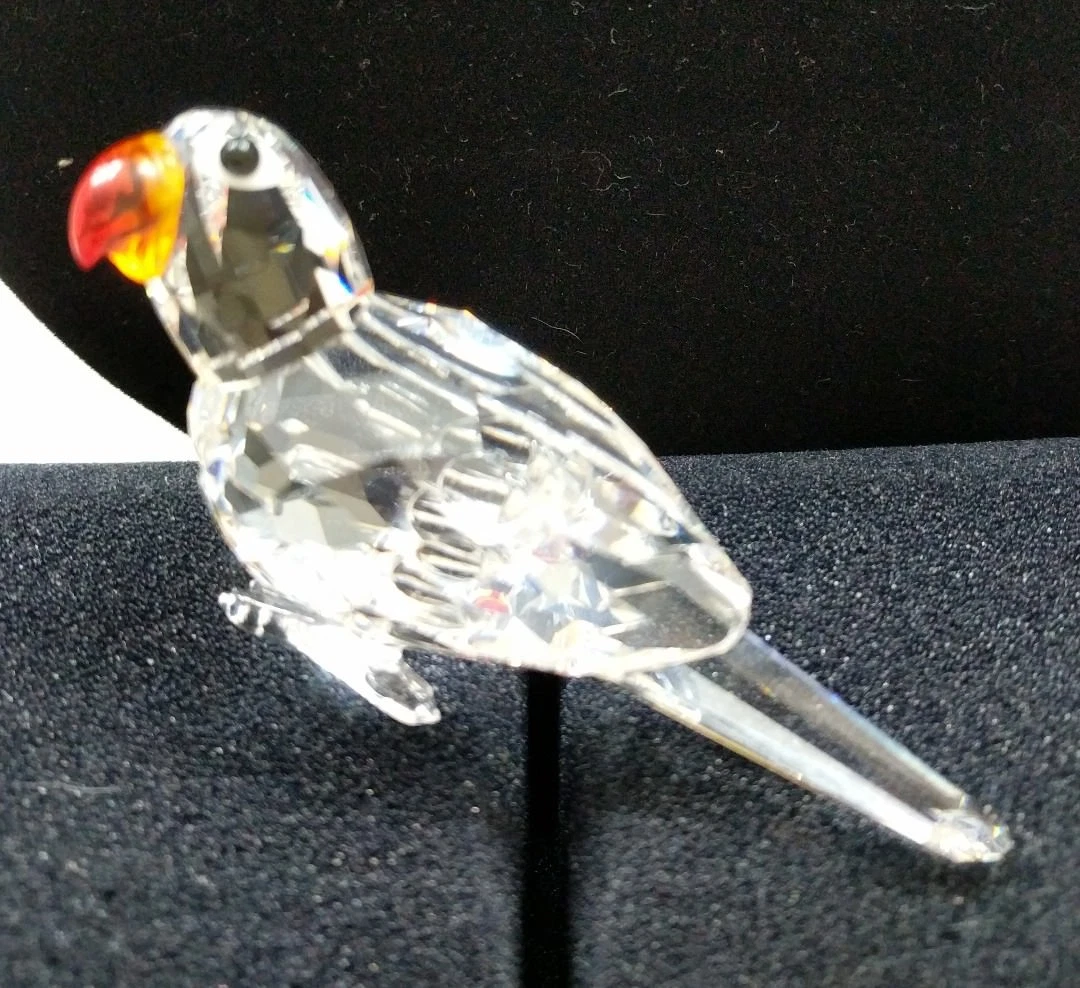 肌触りがいい クリスタル スワロフスキー 鳥 294047 Parrot パロット