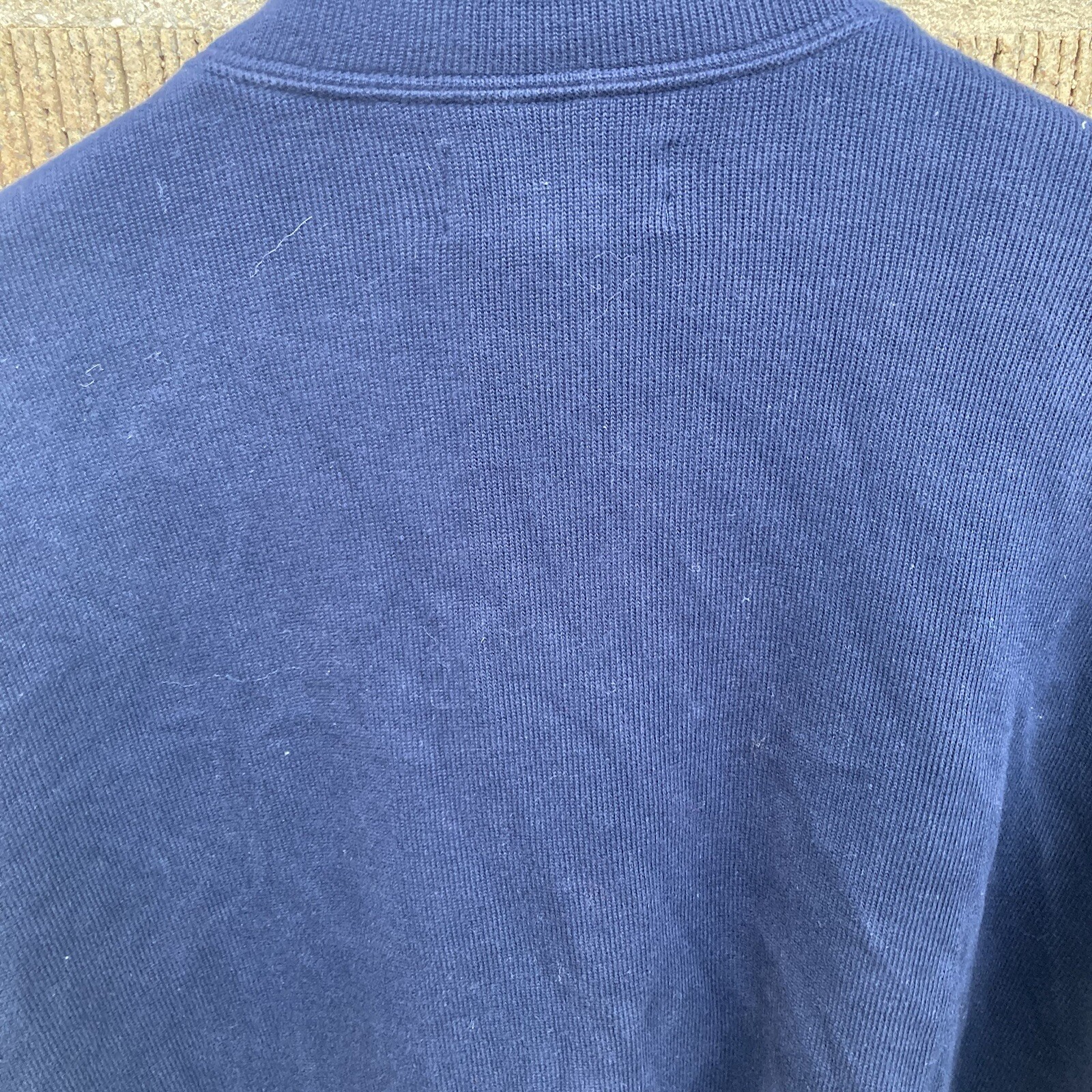 Polo Ralph Lauren maglia zip camicia shacket giacca uomo media blu navy pony