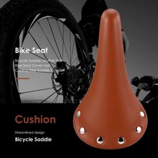Bike Bicycle Saddle Riveted Classic Traditional Retro Fixie Road Seat Vintage UK