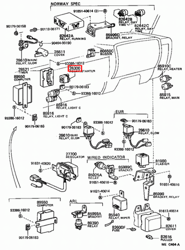 Genuine Toyota LandCruiser HJ47 HJ45 Starter Relay - Picture 14 of 20