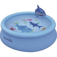 Pool Planschbecken Aufstellpool Kinderpool Baby Ø 190X47 Cm WassersprüHer Garten