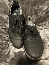 Boy's Wonder Nation size 6 Black dress oxfords
