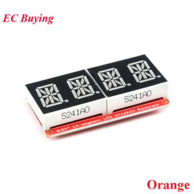 Orange 4 Bit Meter Digital LED Display Module HT16K33 0.54'' IIC I2C Control
