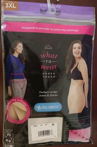 Maidenform Flexees Shapes perizoma vita alta ultra rigido beige 3XL - Foto 2 di 2
