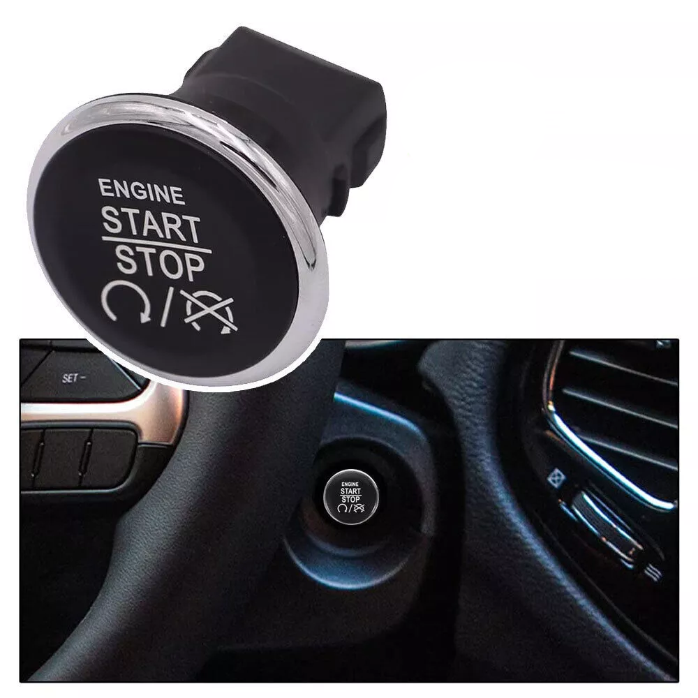 1x Car Engine Start Stop Push Button Switch for Dodge Jeep Challenger 1FU931X9AC