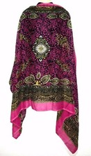 Stola Schal Tuch Indisch Dupatta Halstuch Tribal Stoff Banares Goa Hippie Boho