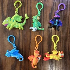 American Heart Association Kids Heart Challenge Lot  of 6 Keychains Loose