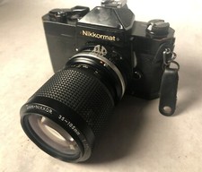 Nikkormat FT3 corpo nero con zoom 35-105 f3.5 Nikkor