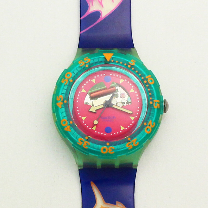 Buy Swatch Scuba 200 Happy Fish SDN 101 Quartz Wristwatch ca. 1991 - NEW  Online in Vietnam. 383775072357