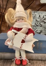 Vintage Holiday Swedish Tomte Nesse Doll Scandi Nordic Ornament 70  s Christmas