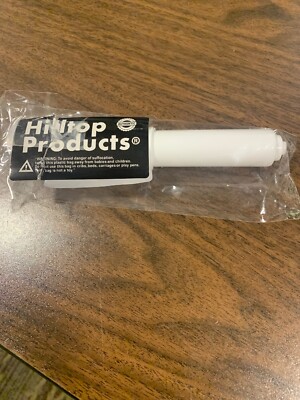 Hilltop Products Loaded Toilet Paper Roller Replacement White Plastic