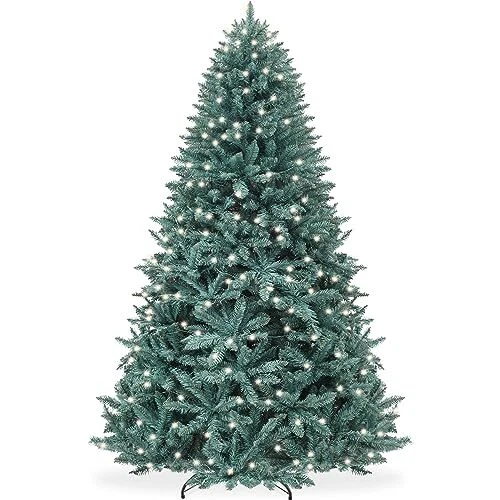 Pre lit blue spruce outlet christmas tree
