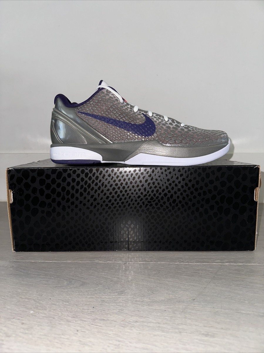 Nike Zoom Kobe VI 6 China 3D 429659 006 Gray White Purple Sz