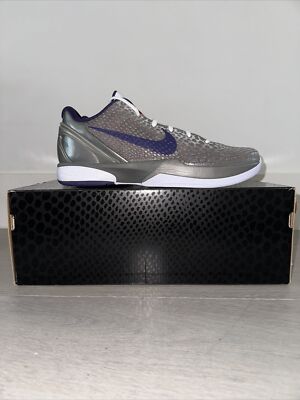 Nike Zoom Kobe VI 6 China 3D 429659 006 Gray White Purple Sz 11.5